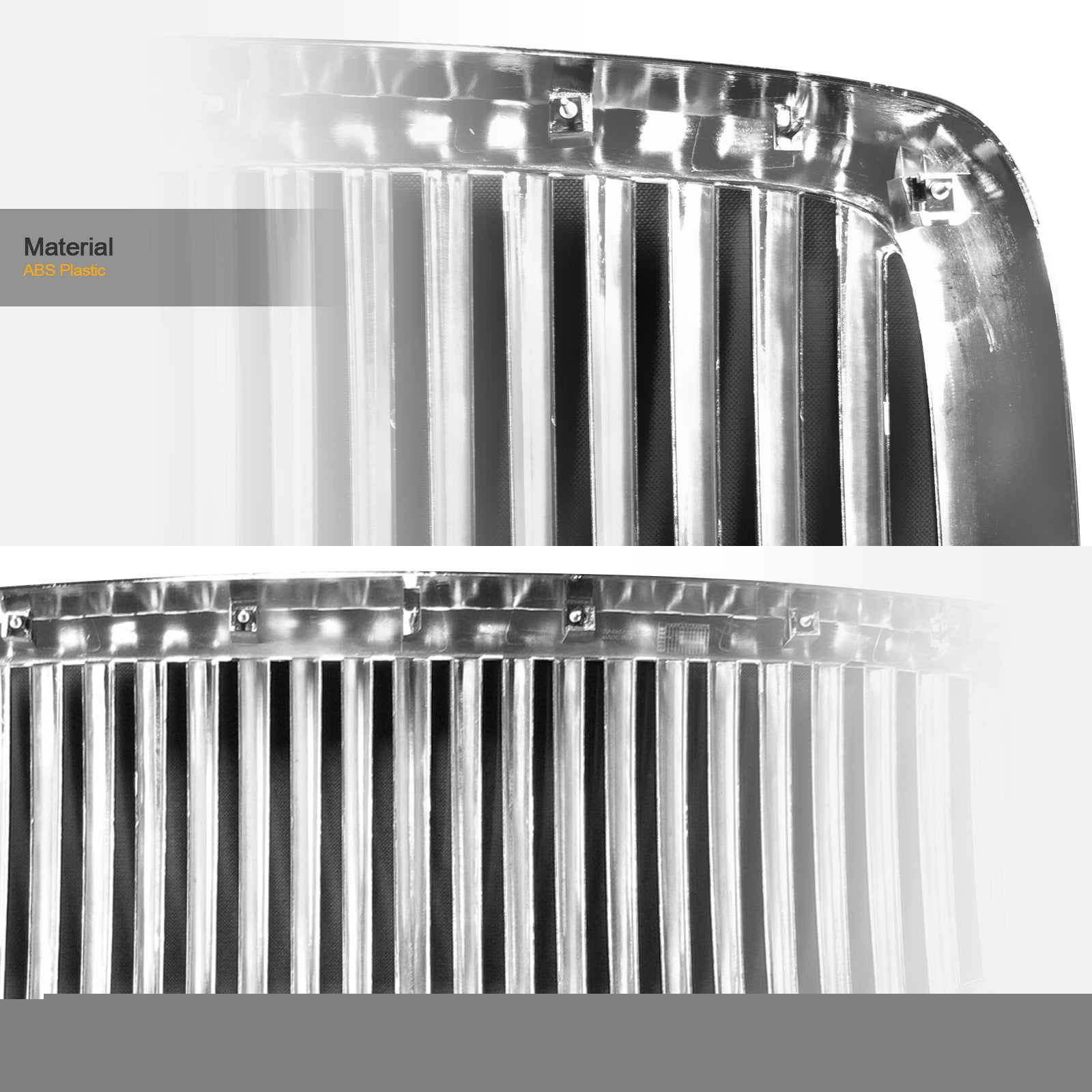 2006-2009 Dodge Ram 1500 2500 3500 Front Grille - Chrome