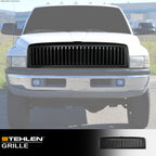 1994-2002 Dodge Ram 1500 2500 3500 Vertical Front Grille Matte Black