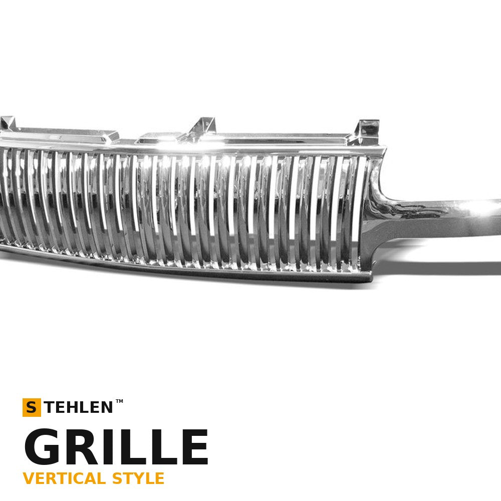 1999-2002 Chevrolet Silverado & 2000-2006 Tahoe/Suburban Vertical Front Grille — Chrome