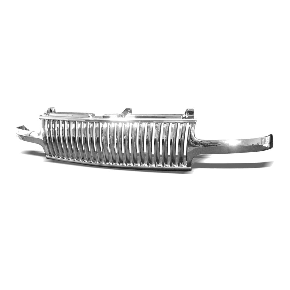 1999-2002 Chevrolet Silverado & 2000-2006 Tahoe/Suburban Vertical Front Grille — Chrome — product view
