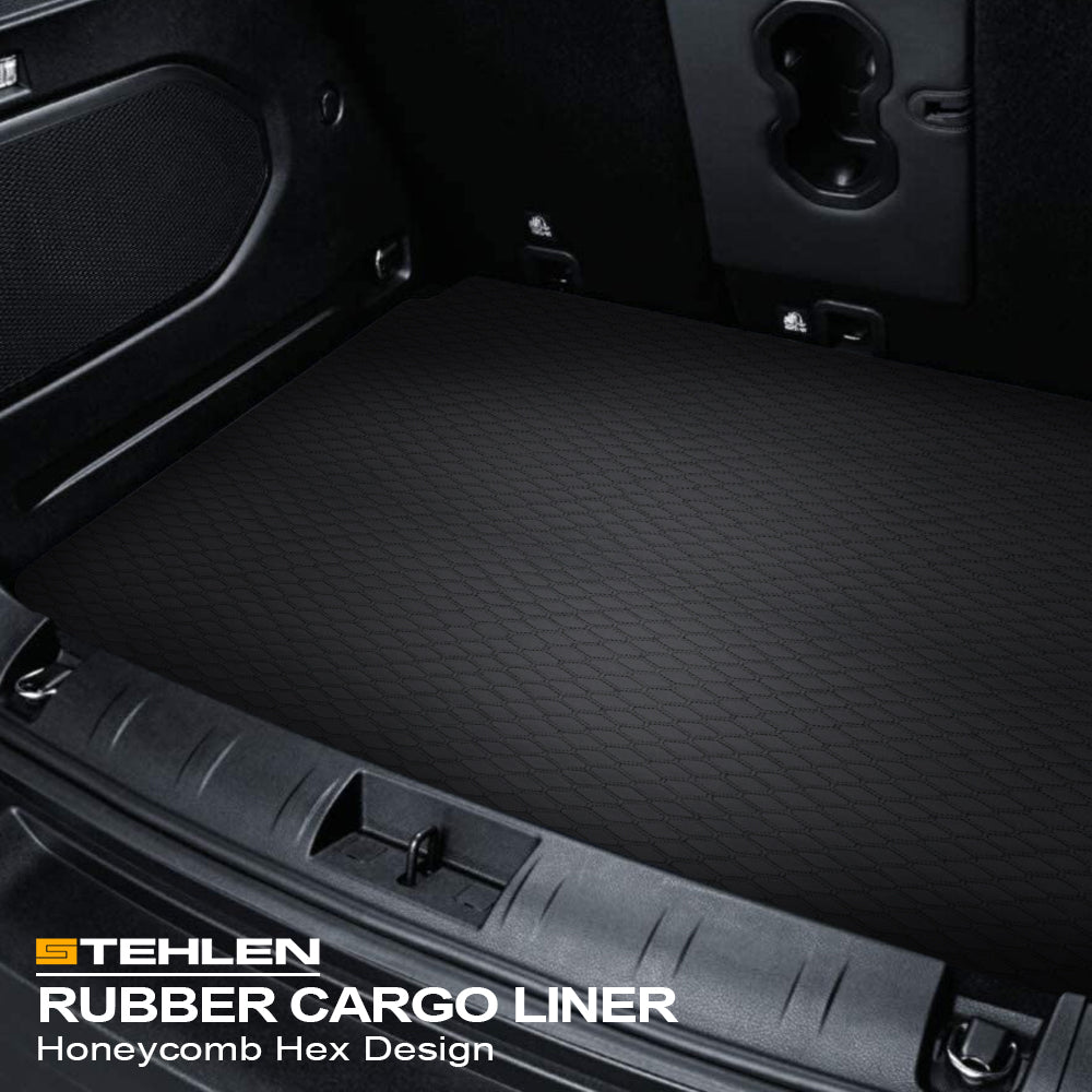 2014-2018 BMW X5 Hex Style Rubber Trunk Mat (Black) - Custom Fit
