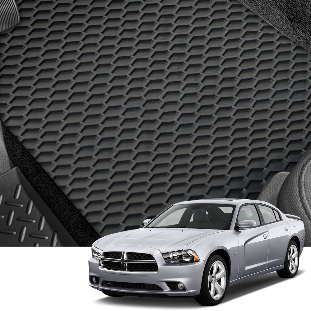 2011-2021 Dodge Charger / Chrysler 300 RWD Rubber Floor Mats 3PC