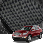 2008-2017 Buick Enclave All Weather Rubber Floor Mats 4PC - Black