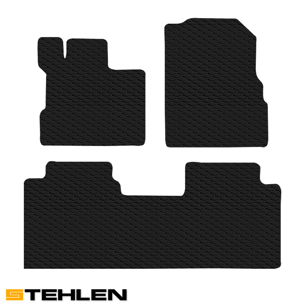 2010-2017 Chevrolet Equinox All Weather Rubber Floor Mats 3PC - Black