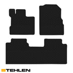 2010-2017 Chevrolet Equinox All Weather Rubber Floor Mats 3PC - Black