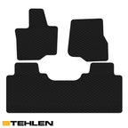 2015-2023 Ford F-150 Super Cab All Weather Floor Mats 3PC - Black