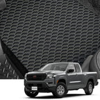 2022-2023 Nissan Frontier King Cab 3PC Rubber Floor Mats - Black