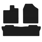 2016-2023 Honda Pilot / Passport All Weather Floor Mats 3PC - Black