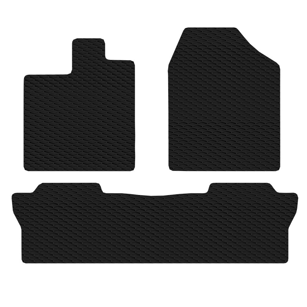 2016-2023 Honda Pilot / Passport All Weather Floor Mats 3PC - Black