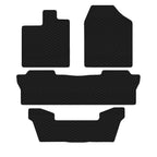 2016-2023 Honda Pilot All Weather Rubber Floor Mats 4PC - Hex Style