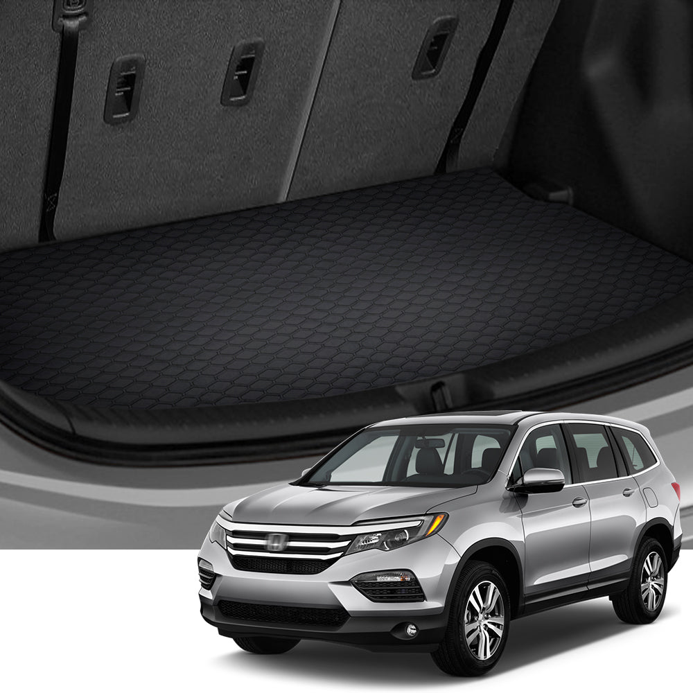 2016-2023 Honda Pilot 3rd Row Rubber Floor Mat - HexStyle