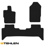 2019-2023 Ford Ranger Crew Cab All Weather Floor Mats 3PC - Black