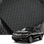 2013-2018 Acura RDX All Weather Rubber Floor Mats 3PC - Hex Style