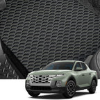 2022-2023 Hyundai Santa Cruz All Weather Rubber Floor Mats 3PC - Black
