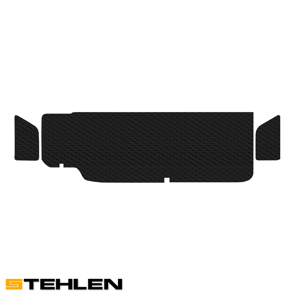 2021-2023 Tesla Model X All Weather Rubber Trunk Mats 3PC - HexStyle