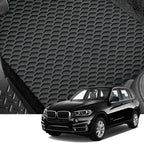 2014-2018 BMW X5 All Weather Rubber Floor Mats 3PC - Hex Style