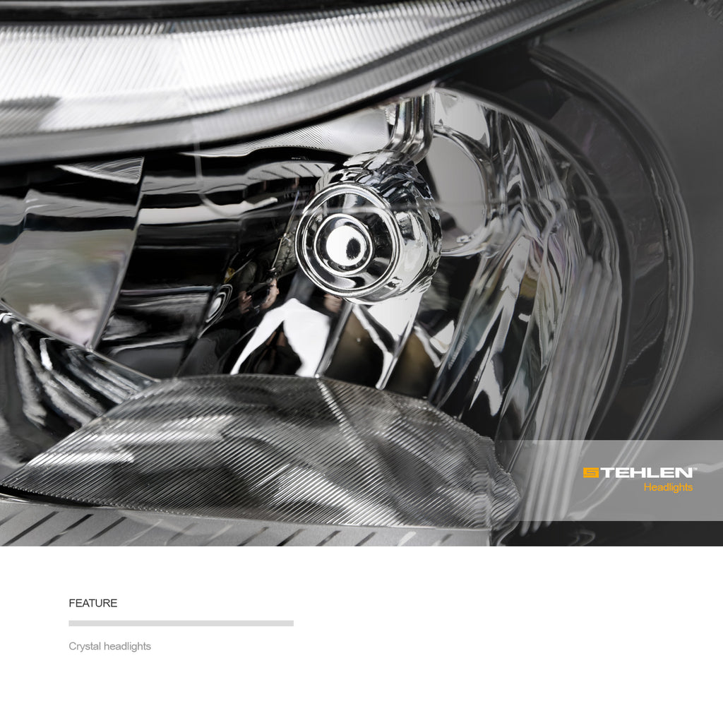 2011-2016 Chevrolet Cruze Crystal Headlights Chrome - JDM Style