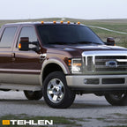 08-10 Ford F250 F350 Super Duty LED Crystal Headlights Black