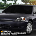 2006-2016 Chevrolet Impala Monte Carlo LED Crystal Headlights - Chrome