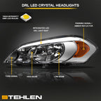 2006-2016 Chevrolet Impala Monte Carlo LED Crystal Headlights - Chrome