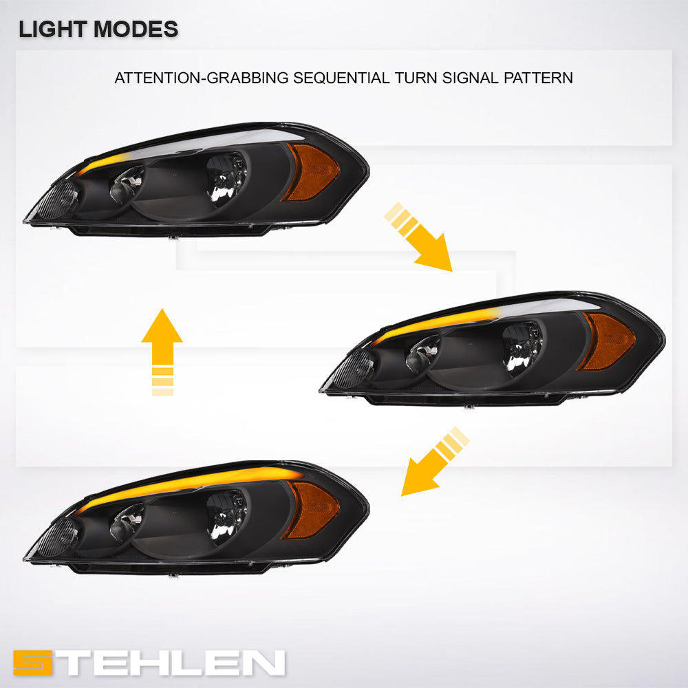 2006-2016 Chevrolet Impala Monte Carlo LED Headlights - JDMA