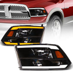 2009-2024 Dodge Ram 1500/2500/3500 Crystal Headlights Sequential LED - JDMA