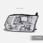 2009-2022 Dodge Ram 1500 2500 3500 Crystal Headlights - Chrome