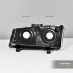 2002-2007 Chevrolet Silverado Crystal Headlight 4PC Set - Black
