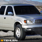 01-04 Toyota Tacoma Crystal Headlights w/ LED Light Bar 4PC Black