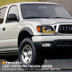 01-04 Toyota Tacoma Crystal Headlights w/ Sequential LED - Black