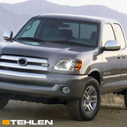 05-06 Toyota Tundra Chrome Crystal Headlights w/ LED Light Bar 4PC