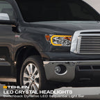 2007-2017 Toyota Tundra Sequoia Crystal LED Headlights - Chrome