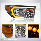 2007-2017 Toyota Tundra Sequoia Crystal LED Headlights - Chrome