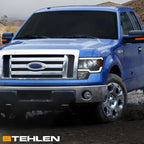 09-14 Ford F-150 Full LED Projector Headlights w/ Light Bar - Black