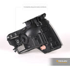 2009-2014 Ford F-150 Full LED Projector Headlights Black Amber