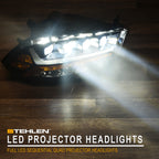 2009-2022 Dodge Ram 1500/2500/3500 Full LED Projector Headlights - Black