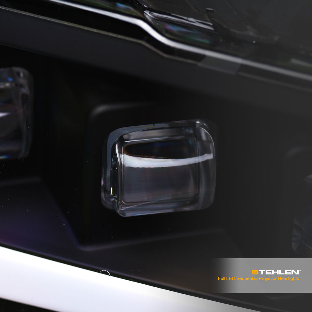 2009-2022 Dodge Ram 1500/2500/3500 Full LED Projector Headlights - Black