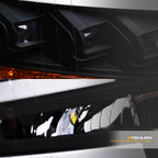 2007-2014 Chevrolet Silverado Full LED Projector Headlights w/Amber - Black