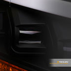 2007-2014 Chevrolet Silverado Full LED Projector Headlights w/Amber - Black
