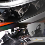07-13 Toyota Tundra 08-17 Sequoia Full LED Projector Headlights Black