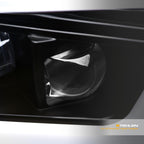 2014-2021 Toyota Tundra Full LED Projector Headlights Black Amber