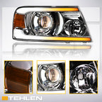 04-08 Ford F-150 Projector Headlights Sequential LED Chrome