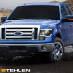 09-14 Ford F-150 Black Projector Headlights Sequential LED - FDPU09DS.06