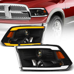 2009-2024 Dodge Ram 1500 2500 3500 Projector Headlights - Black