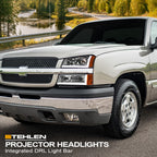 2002-2007 Chevrolet Silverado/Avalanche Projector Headlights & Parking Lights Chrome