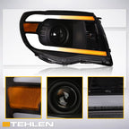 05-11 Toyota Tacoma Projector Headlights Sequential LED - Black