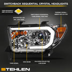 2007-2017 Toyota Tundra Sequoia Projector Headlights LED - TYTD07DS