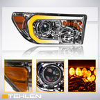 2007-2017 Toyota Tundra Sequoia Projector Headlights LED - TYTD07DS