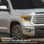 2014-2021 Toyota Tundra Projector Headlights Sequential LED Chrome