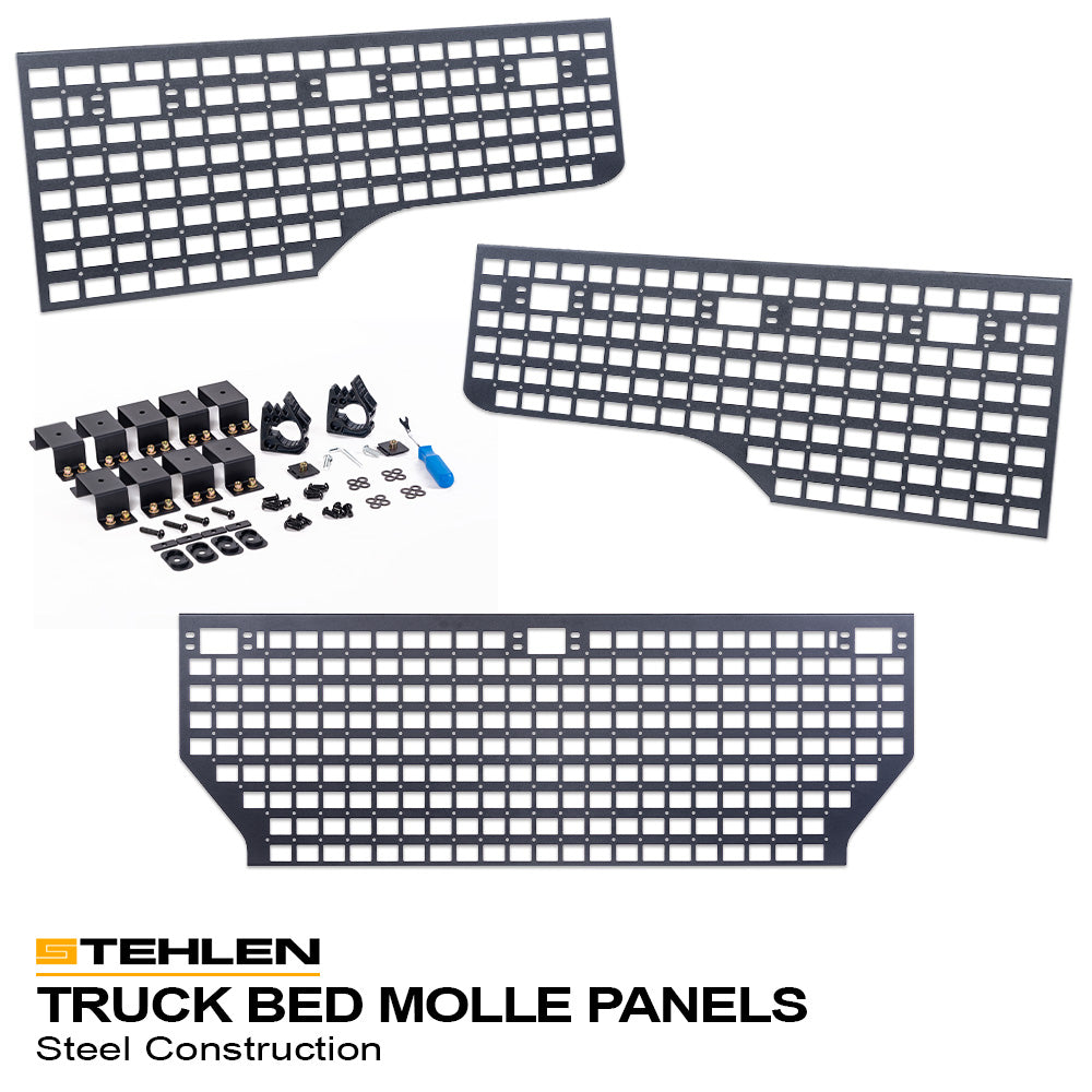 2023-2025 Chevrolet Colorado/GMC Canyon 5 ft Bed MOLLE Panels - 3pc